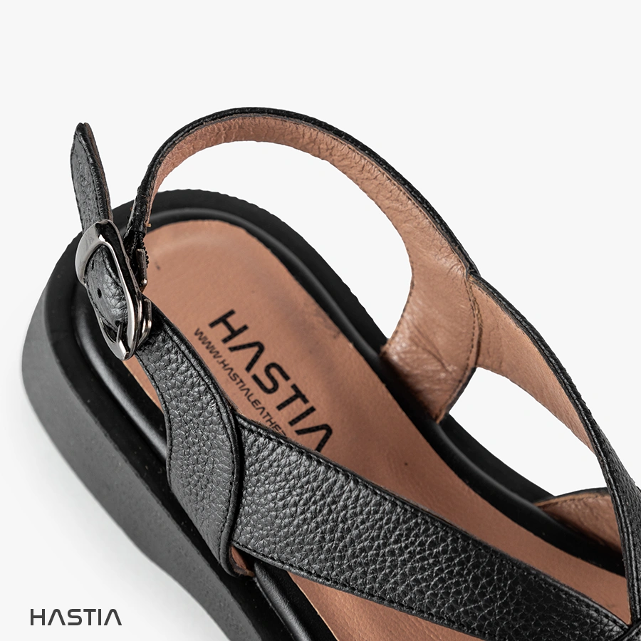 صندل تمام چرم زنانه مدل HST-293