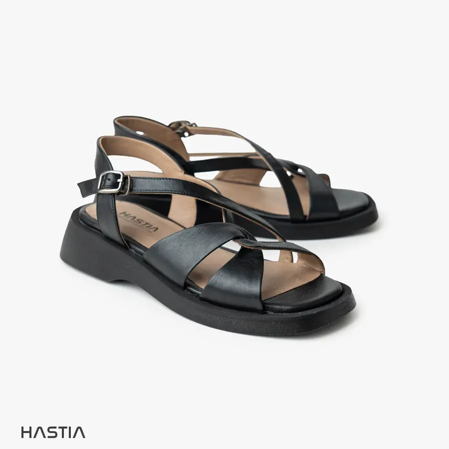 صندل تمام چرم زنانه HST-343
