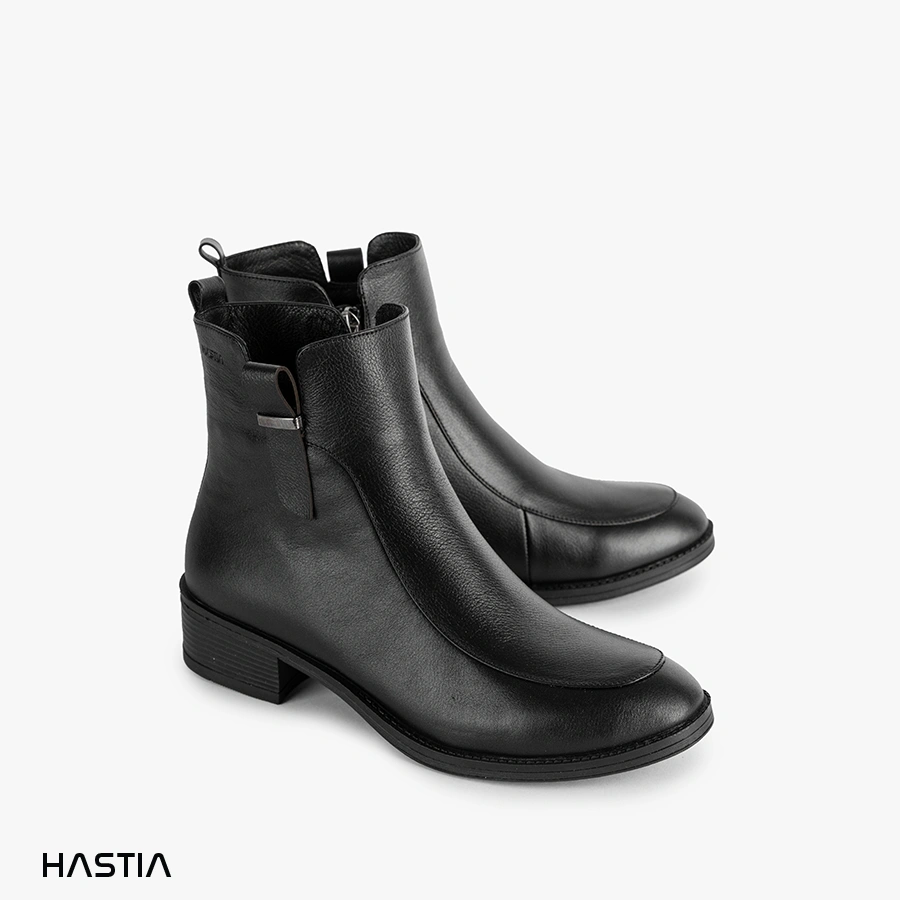 نیم بوت چرم زنانه مدل HST-313
