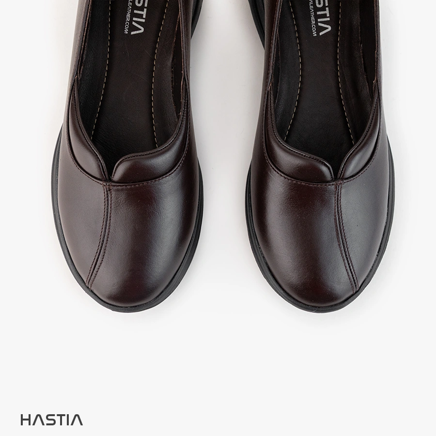 کفش چرم زنانه مدل HST325