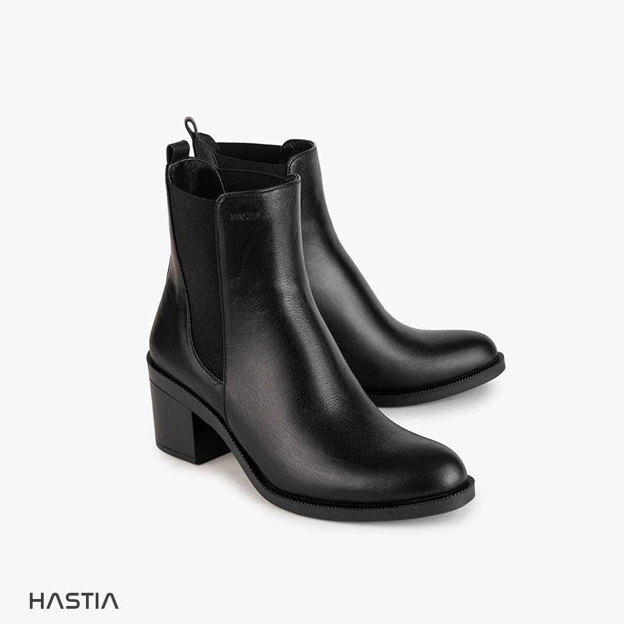 نیم بوت چرم زنانه مدل HST-314