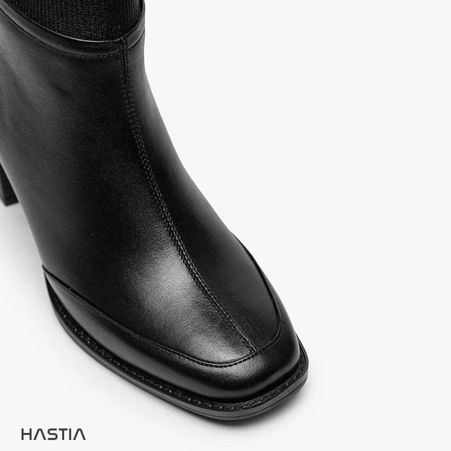 نیم بوت تمام چرم زنانه مدل HST-355