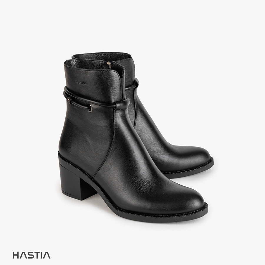 نیم بوت چرم زنانه مدل HST-317