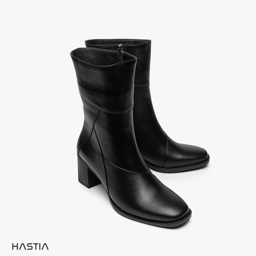 نیم بوت چرم زنانه مدل HST-354
