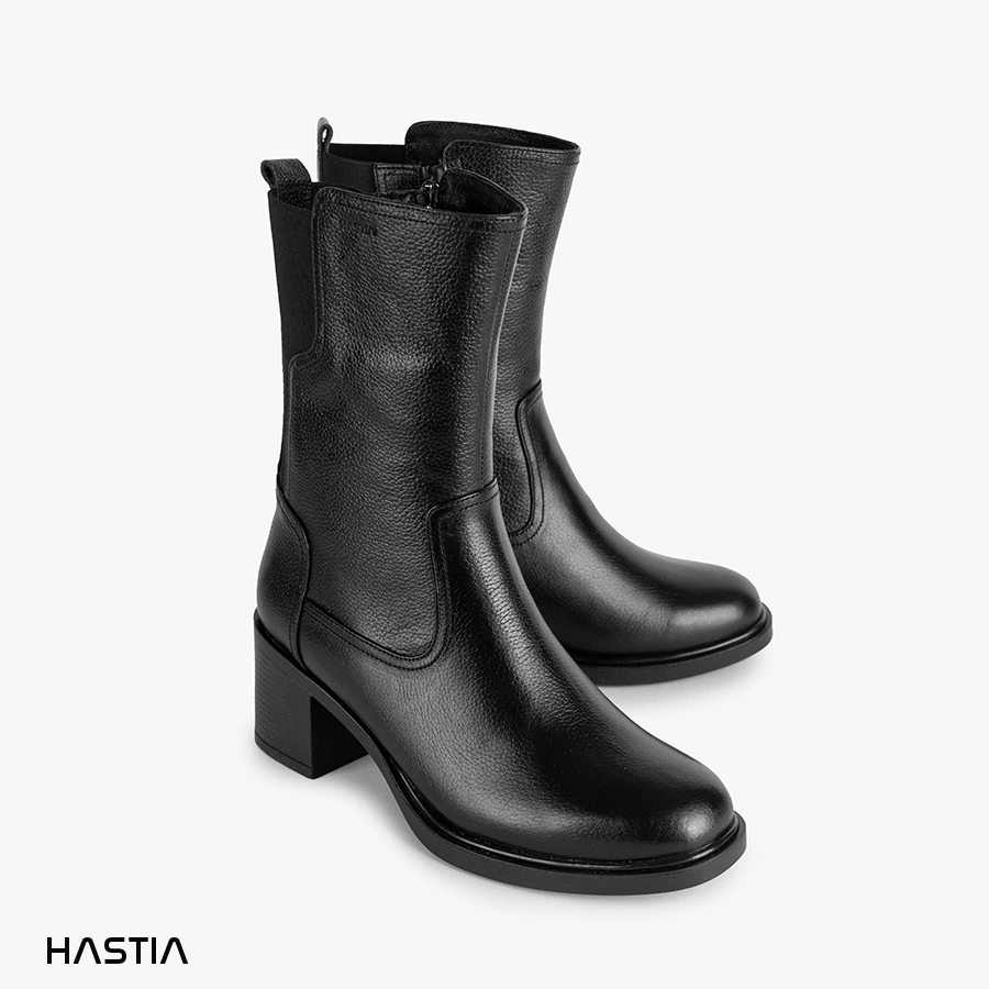 نیم بوت چرم زنانه مدل FRS-4034