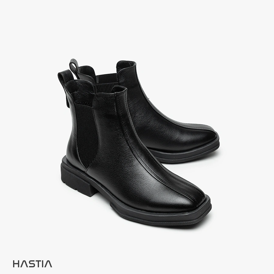 نیم بوت تمام چرم زنانه مدل HST-356