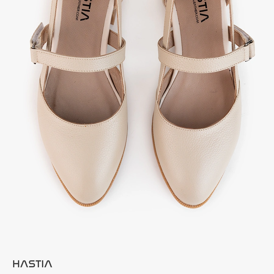 کفش چرم زنانه مدل HST-331