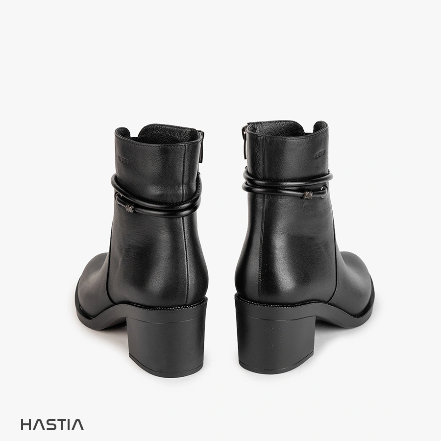 نیم بوت چرم زنانه مدل HST-317