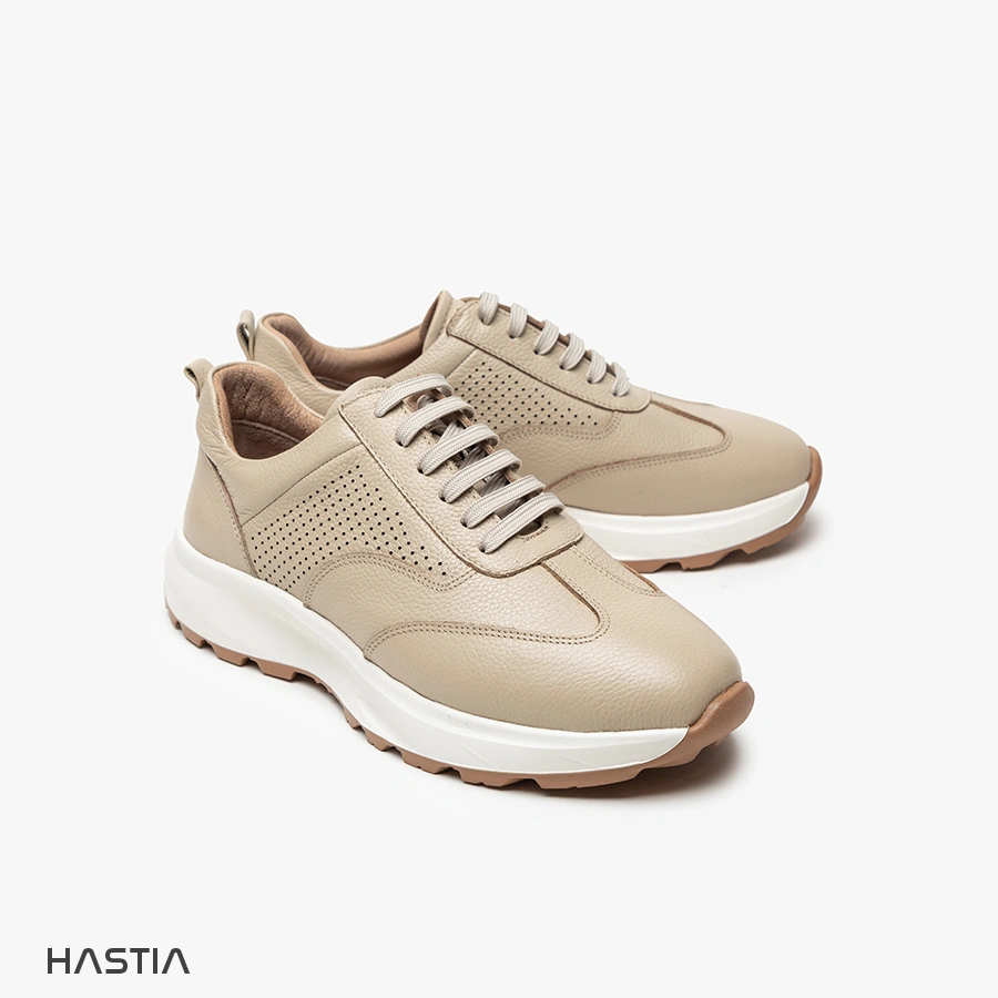 کفش اسپرت تمام چرم مدل HST-348