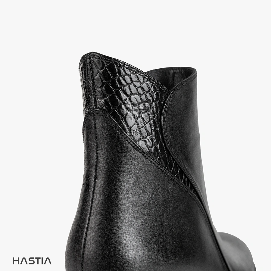 نیم بوت چرم زنانه مدلFRS-4030