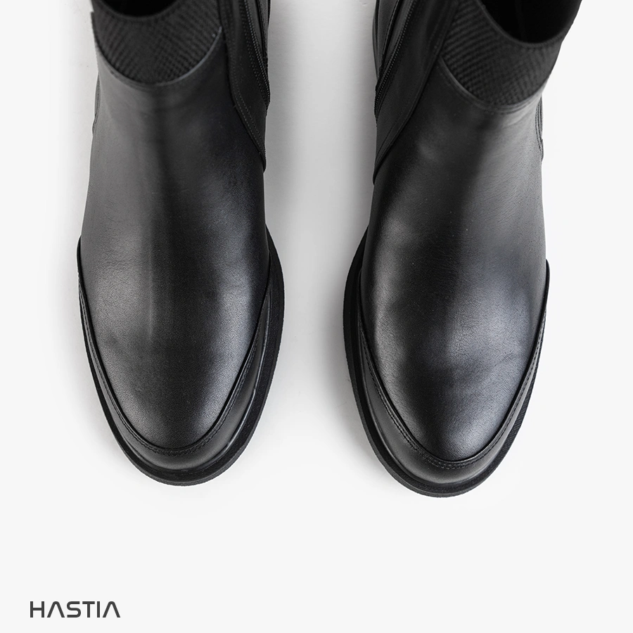 نیم بوت چرم زنانه مدلFRS-4032