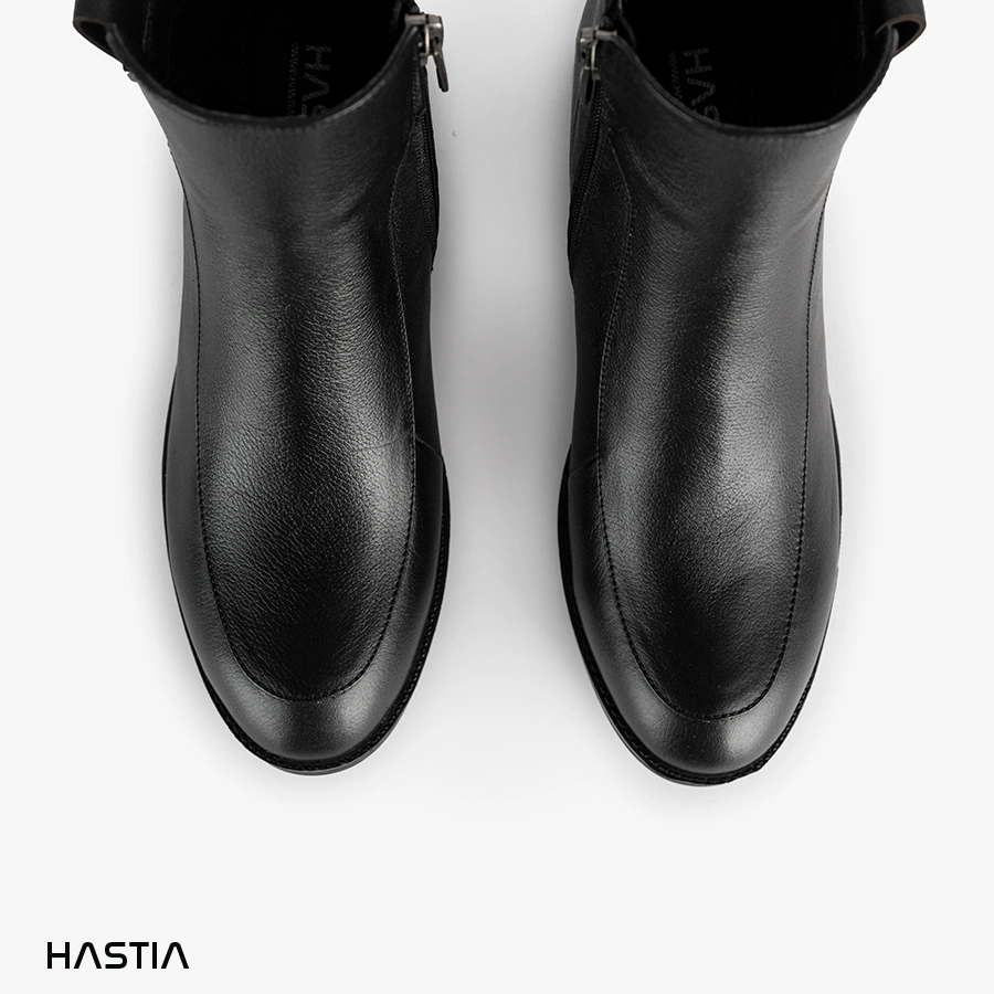 نیم بوت چرم زنانه مدل HST-313