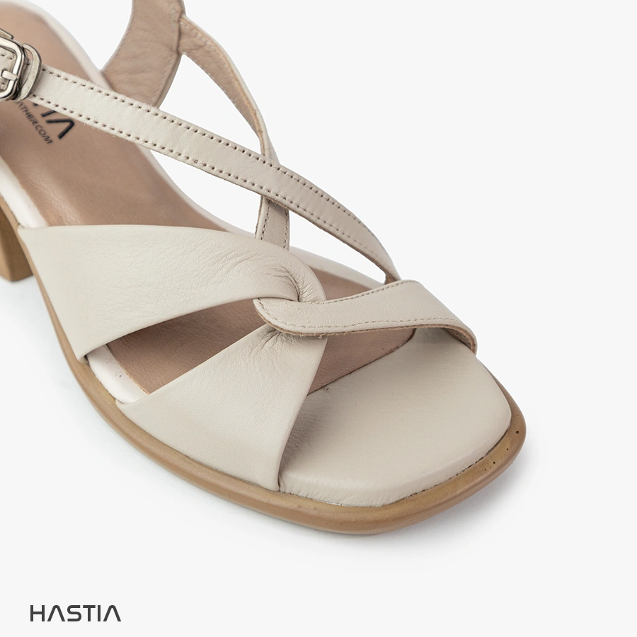 صندل تمام چرم زنانه مدل HST-292