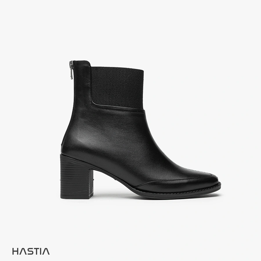 نیم بوت تمام چرم زنانه مدل HST-355