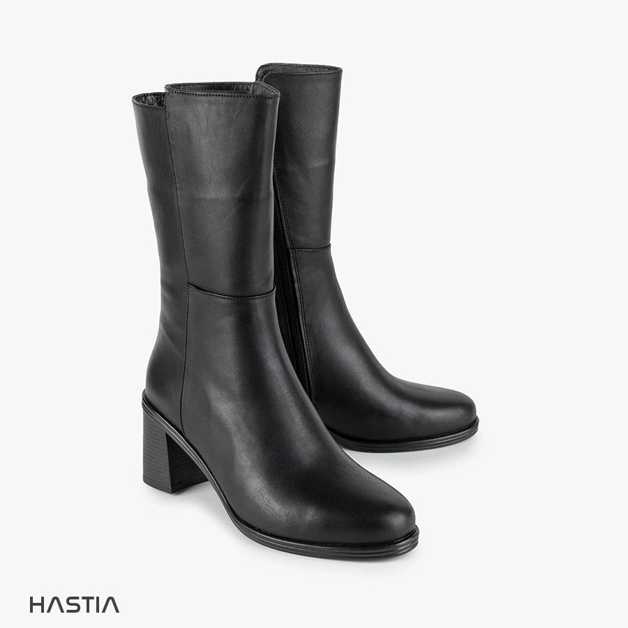 نیم بوت چرم زنانه مدل FRS-4022