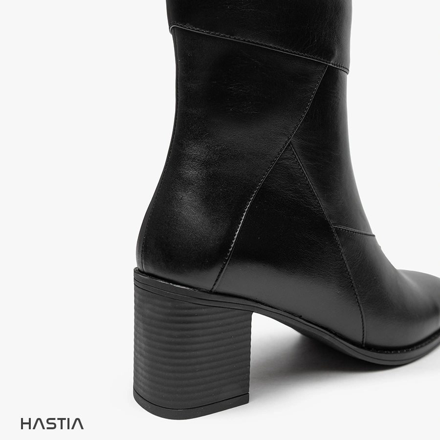 نیم بوت چرم زنانه مدل HST-354