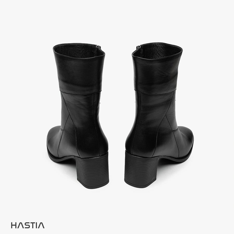 نیم بوت چرم زنانه مدل HST-354