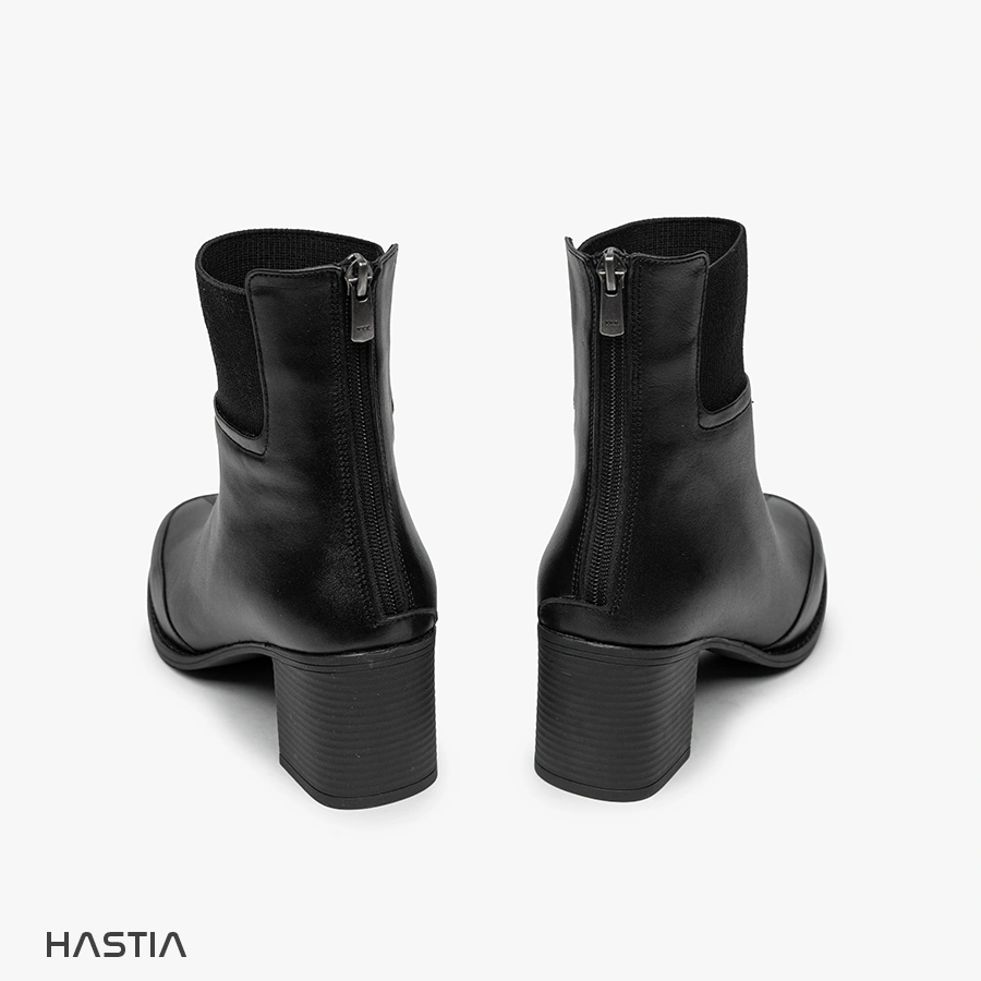 نیم بوت تمام چرم زنانه مدل HST-355